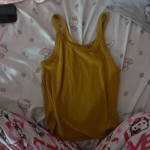 SO Women's Mustard Ribbed Tank